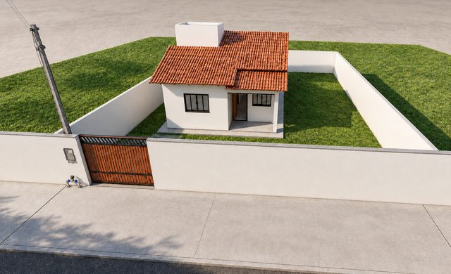 Variação ilustrativa de iluminação criada com IA a partir do render original.